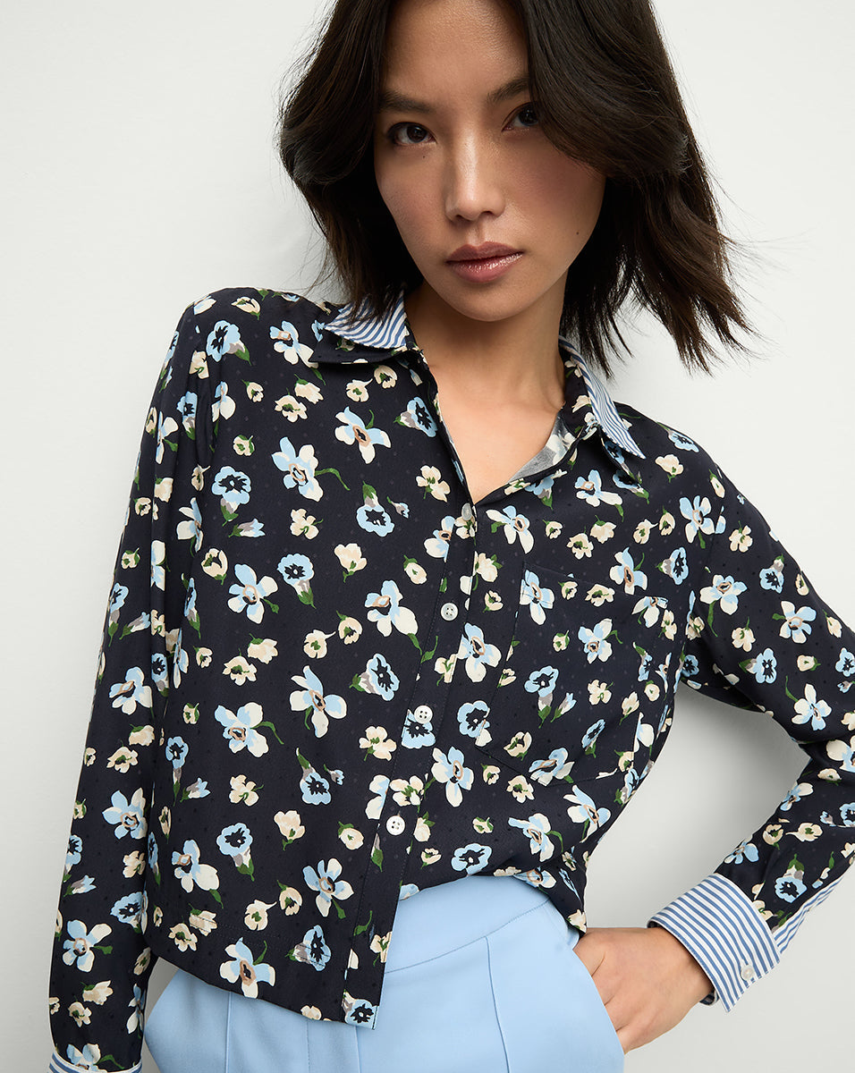 Maia Top Double Collar