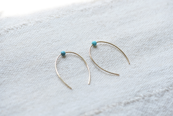 Turquoise Threaders - 14K Gold Filled