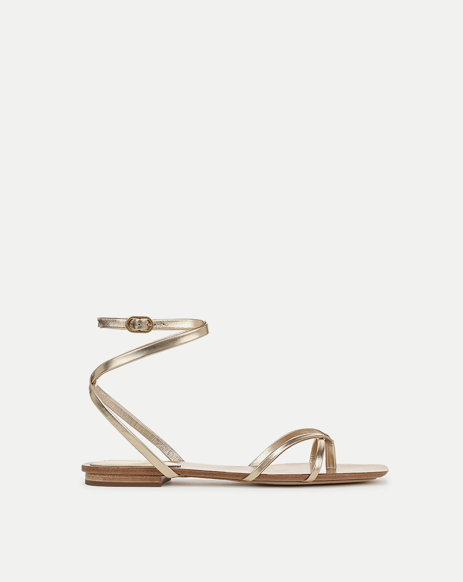 Allegra Metallic Sandal