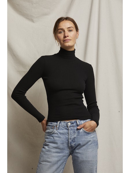 Noelle Sweater Rib LS Turtle Neck