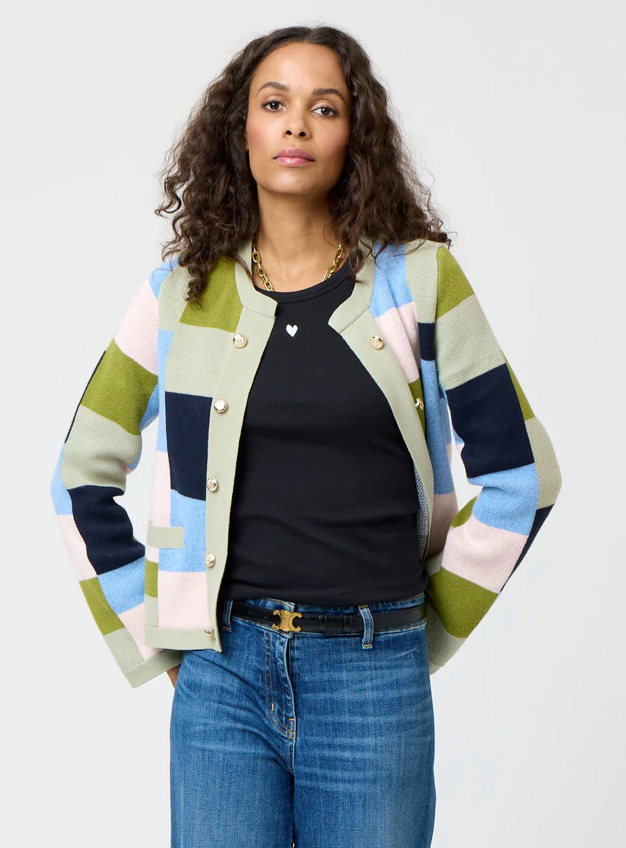 Beau-Lero Patchwork Cardigan