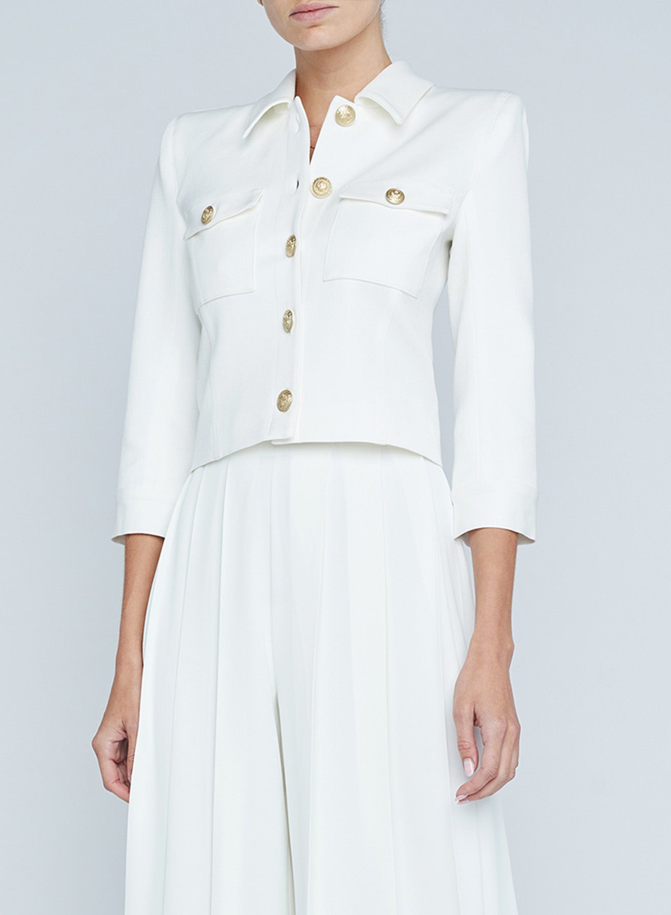 Kumi Cropped Fitted Jacket