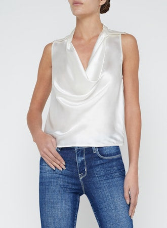 Colter CWL Neck SLVLS Blouse