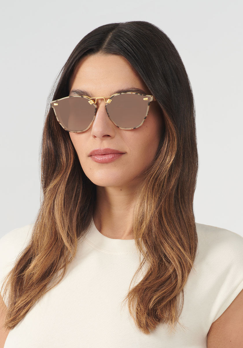 Beau Nylon - Matte Oyster 18K Mirrored