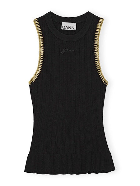 Light Viscose Rib Tank