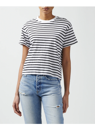 Classic Jersey S/S Stripe Boy Tee