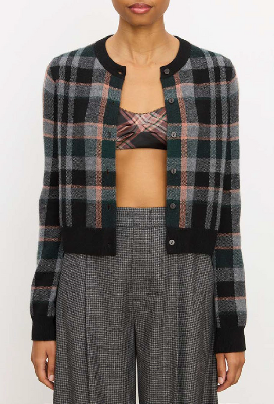 Plaid Cardigan